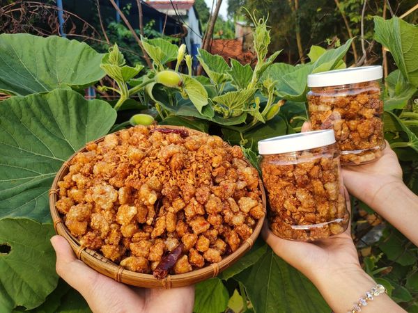 Tóp Mỡ Cháy Mắm Tỏi Lá Chanh - Hũ 250g