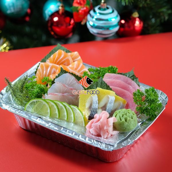 MERRY SET 1 (6 miếng cá hồi, 3 miếng cá trích, 3 miếng cá ngừ, 3 miếng cá chẽm)