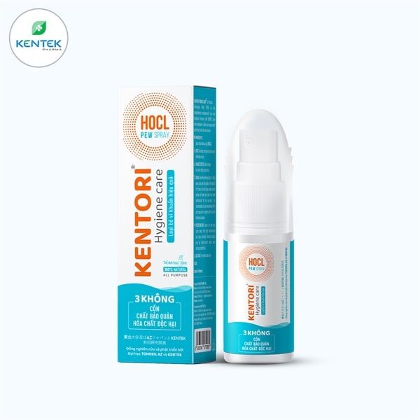 Xịt kháng khuẩn HOCL KENTORI HYGIENE CARE không cồn