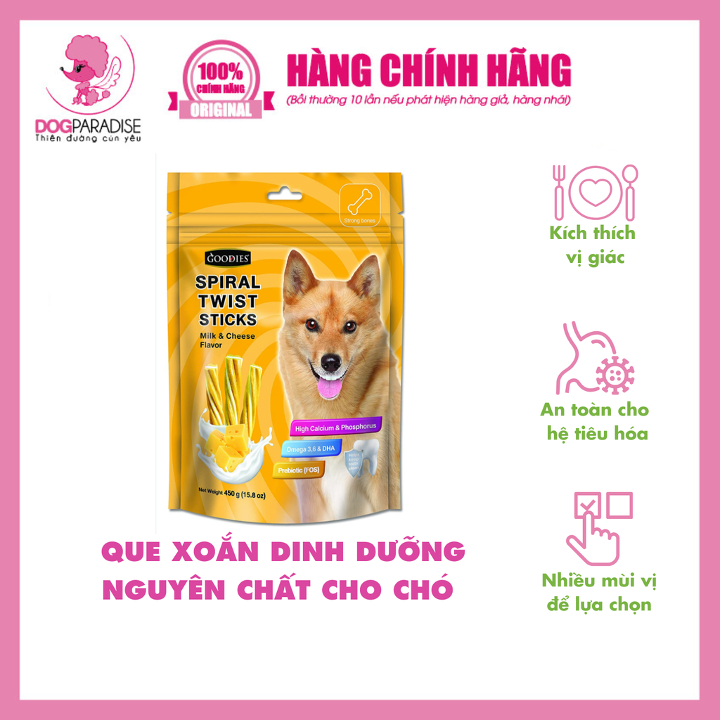 Que Xoắn Goodies Spiral Twist Sticks