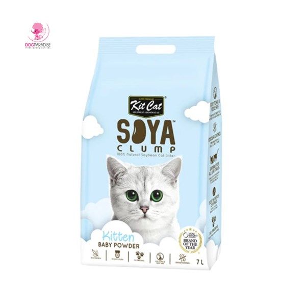 Cát mèo đậu nành cho mèo KITCAT SOYA -7L