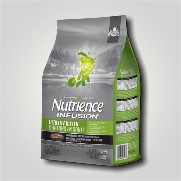 Thức Ăn Hạt Khô Cho Mèo Con Thịt Gà Rau Củ Quả Tự Nhiên NUTRIENCE INFUSION KITTEN M2497
