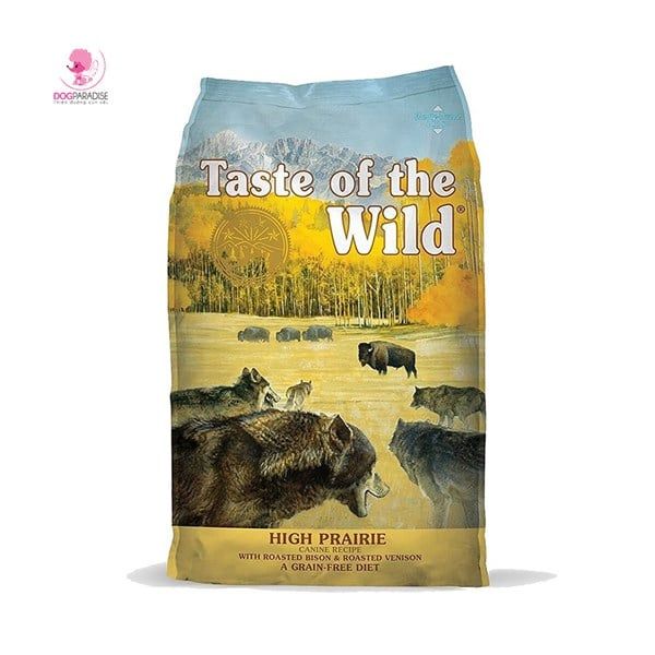 Thức ăn viên Tow cho chó vị Bò rừng và Nai nướng High prairie 500g | Taste Of The Wild