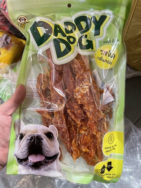Snack gà khô cho chó 185g - Daddy Dog
