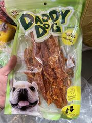 Snack gà khô cho chó 185g - Daddy Dog