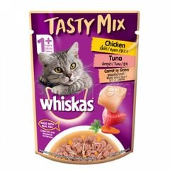 Pate cho mèo trưởng thành Whiskas Tasty Mix 70g