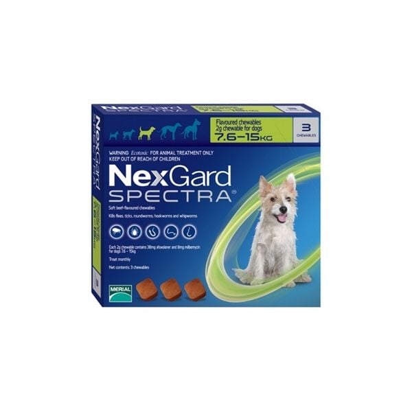 Viên Nhai Nexgard Spectra trị ve, xổ giun