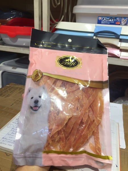 Snack cho chó thịt gà sợi 150g ZENJI