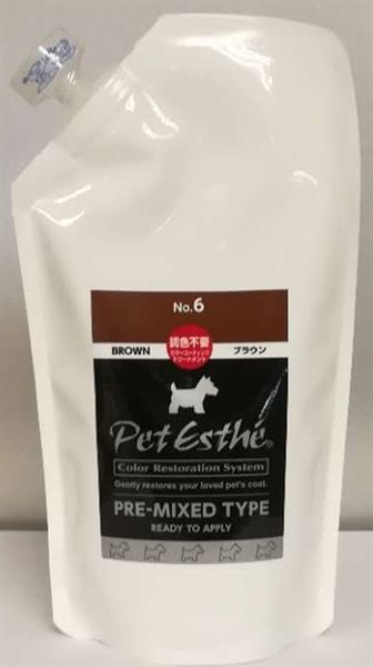 Thuốc phục hồi màu nhuộm số 6 - Màu nâu Pet Esthé 250g