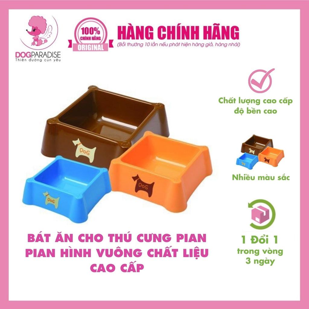 Bát ăn vuông bóng M