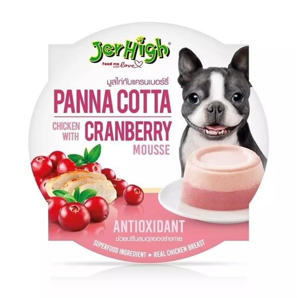 Panna Cotta cho chó Jerhigh Mousse 70g