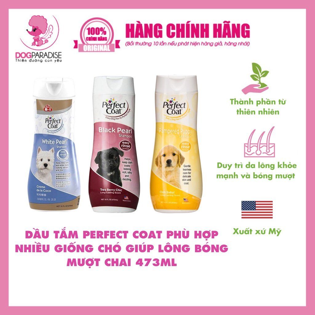 Dầu tắm cho chó Perfect Coat 473ml | Perfect Coat