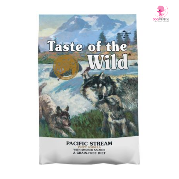 Thức ăn hạt cho chó 12.2kg Pacific Stream Puppy Formula TASTE OF THE WILD