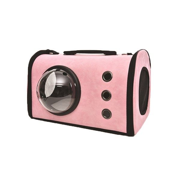 Túi xách chó mèo phi hành gia - Hồng 27.5x43x26cm | Loffepet