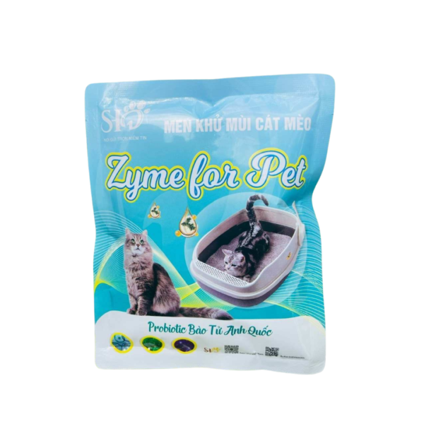 Men khử mùi cát cho mèo Zyme For Pet