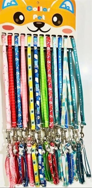 Dây dẫn kèm vòng cổ - Màu ngẫu nhiên - 1,0 cm (12/vỉ)