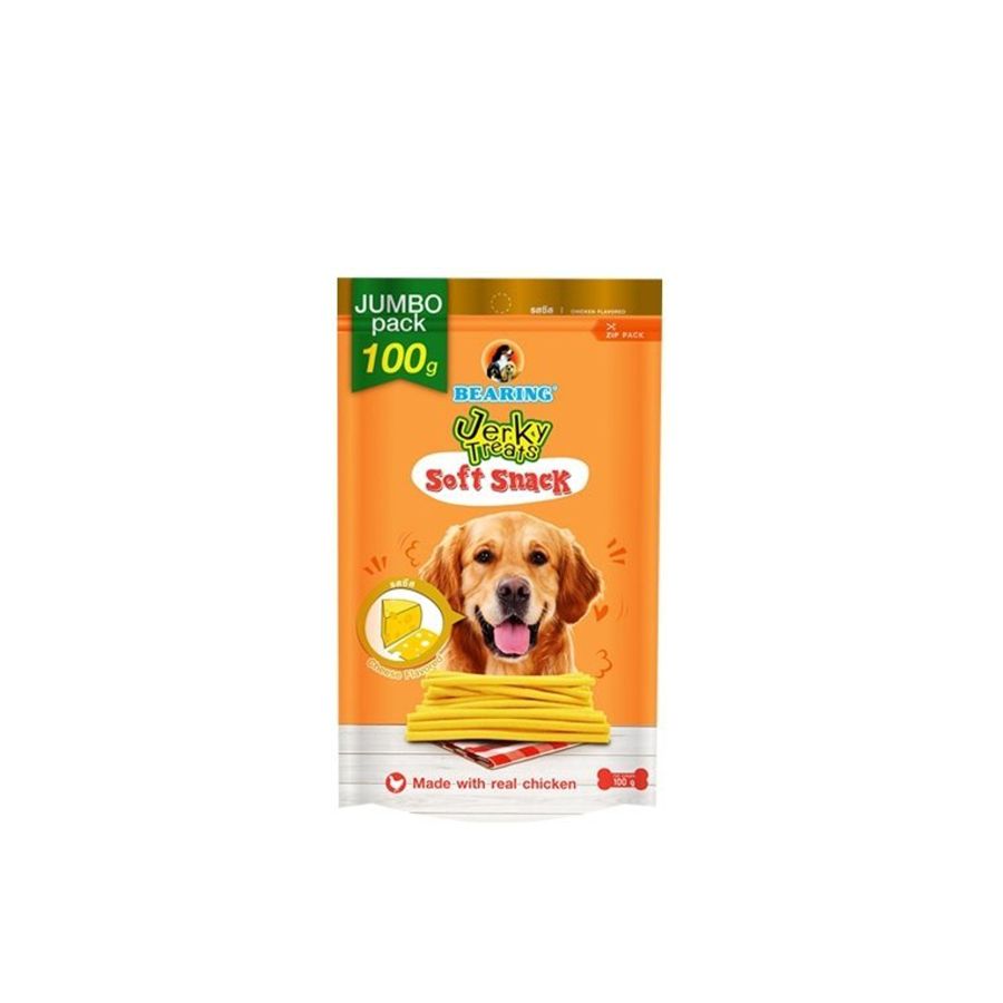 Snack mềm Jerky Treats vị phô mai 80g | Bearing