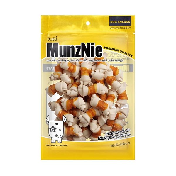 Xương sữa dẻo quấn gà cho chó Munznie BP019
