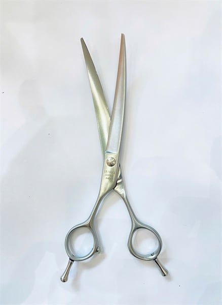 Kéo Cong Tay trái Cắt Tỉa Lông Chuyên Nghiệp - LB700CL-Japan440C - 7.0 inches thép nhật 440C - Left Curved Scissor 7.0