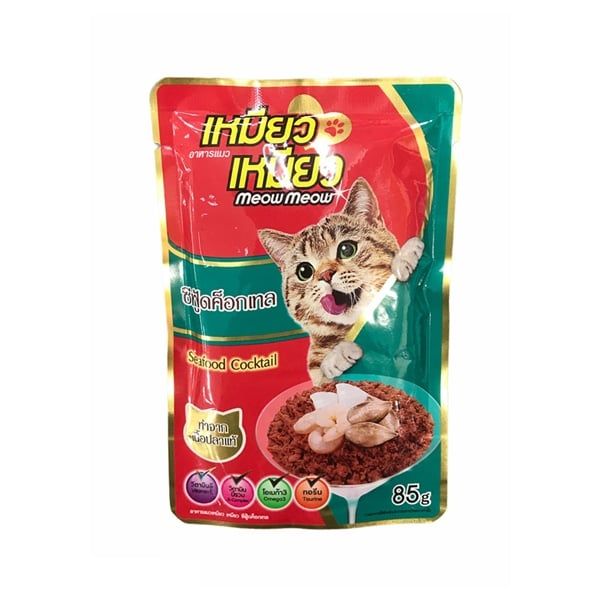 Thức ăn cho mèo vị Cocktail hải sản MM06 - Meow Meow