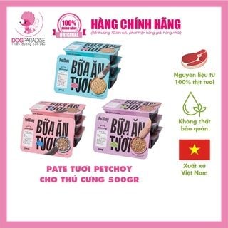 Pate tươi cho mèo Petchoy - 500g CBC