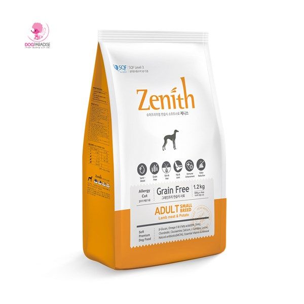 Thức ăn hạt mềm cho chó trưởng thành Grain Free ZENITH ( Chiết lẻ)