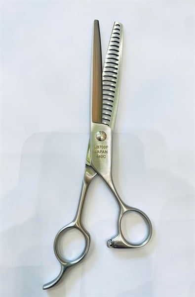 Kéo răng cưa cắt tỉa lông chuyên nghiệp 7 inch - LB-700F-Japan 440C-thép Nhật 440C (23 răng) - Chunker Scissor 7.0