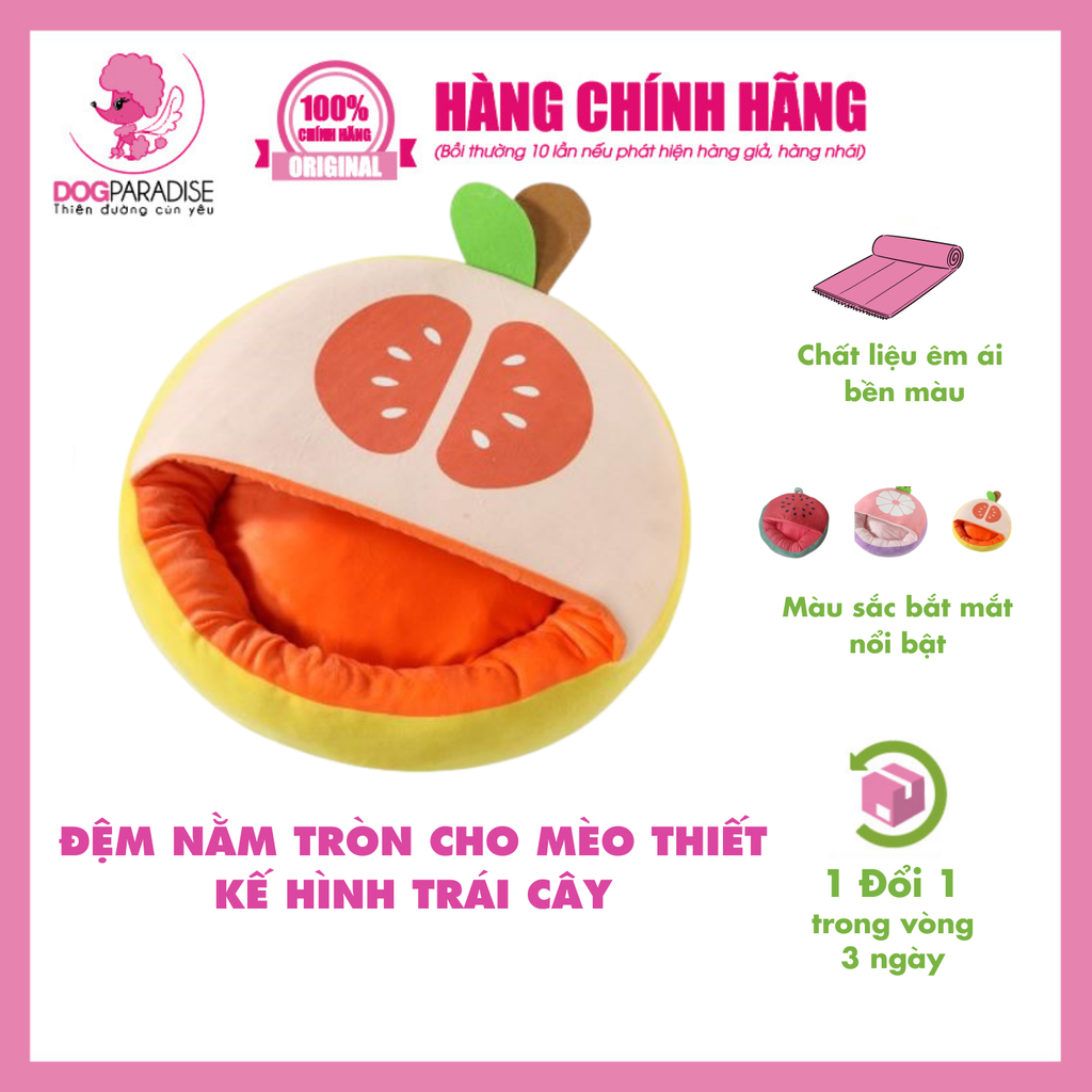 Ổ nệm tròn cho mèo 50cm