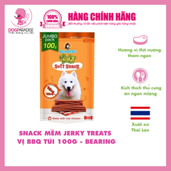 Snack mềm Jerky Treats vị BBQ 80g | Bearing Stick