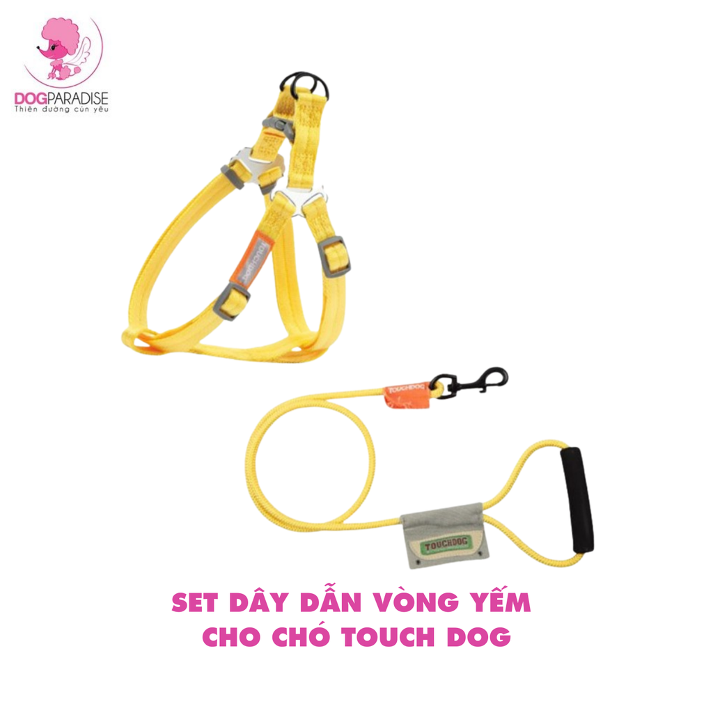 Bộ dây dẫn vòng yếm chó mèo TOUCHDOG 13mm