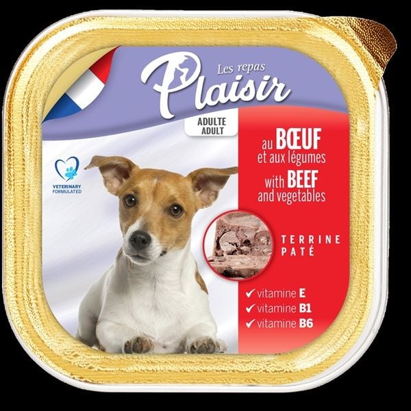 Pate Cho Chó Plaisir Nhiều Vị Hộp 300g