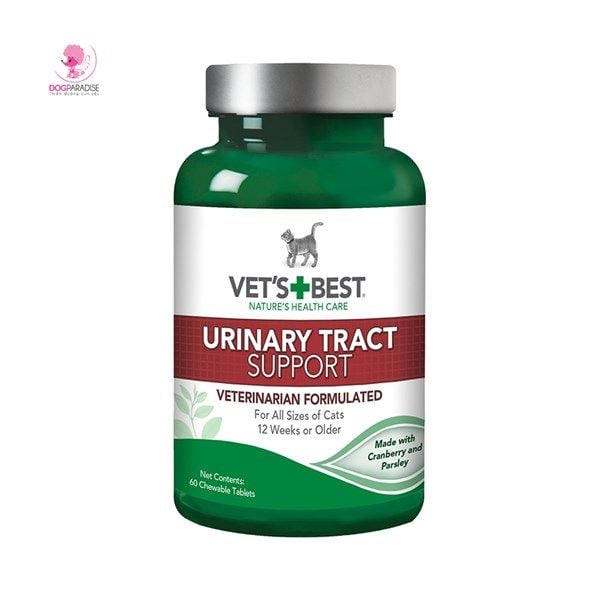 Thực phẩm bổ sung hỗ trợ đường tiết niệu cho mèo Urinary Tract Support 60 viên | Vet's Best