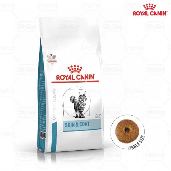 Thức ăn hỗ trợ cho mèo bị viêm da và rụng lông Skin & Coat | Royal Canin