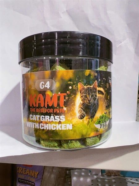Cỏ mèo ép thịt dạng viên Kamt G4