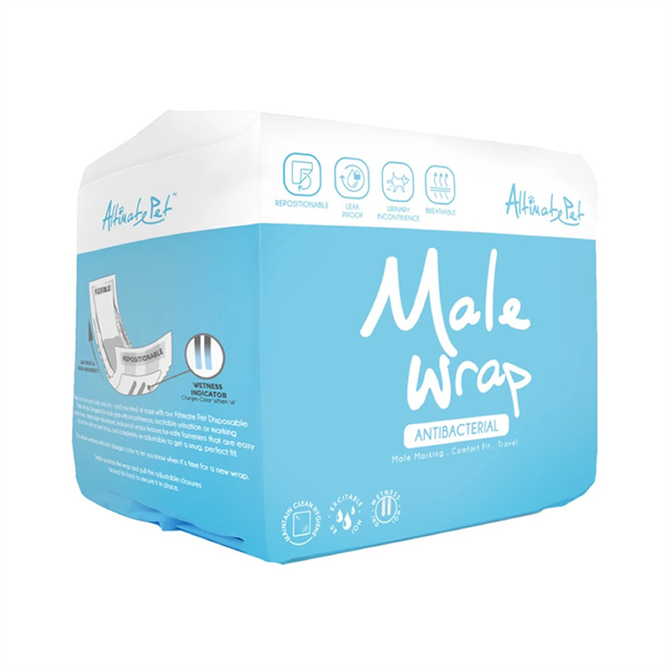 Tã quần 1 lần kháng khuẩn cho chó đực - Male Wrap 8 miếng | Altimate Pet