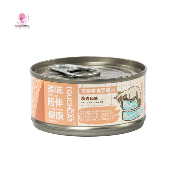 Thức ăn dinh dưỡng cho mèo vị gà 80g | TOUCHCAT