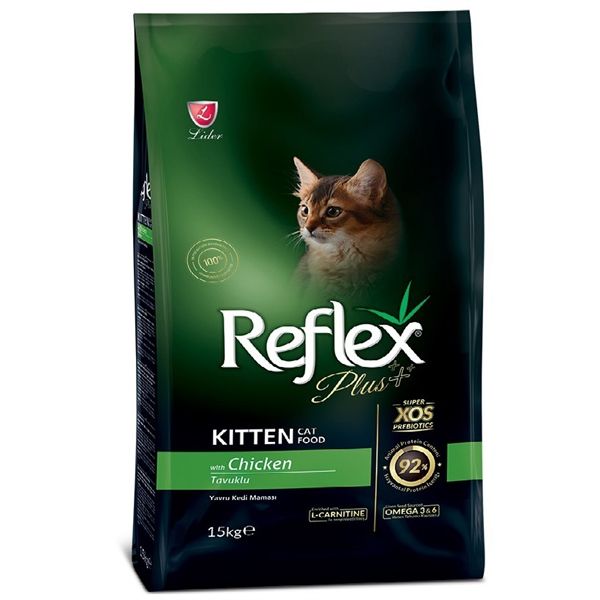 Thức ăn hạt cho mèo từ 2-12 tháng tuổi vị gà 1.5kg REFLEX PLUS RPC520