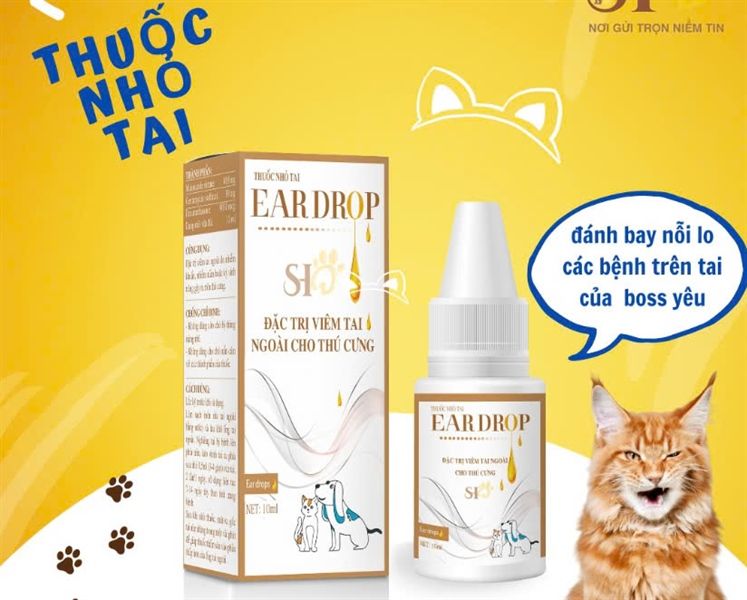 Dung dịch nhỏ tai cho thú cưng EarDrop