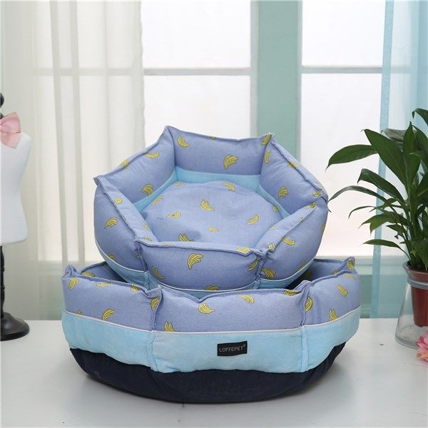 Nệm nằm lục giác cho thú cưng - Xanh Lục S 42x42x15cm | Loffepet