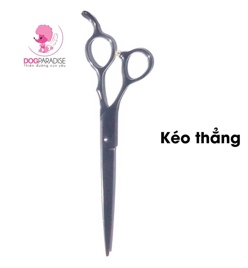 Kéo thẳng tay trái cắt tỉa lông chuyên nghiệp 7 inch - TDS-700AL-Japan 440C - thép Nhật 440C | TOPDOG2