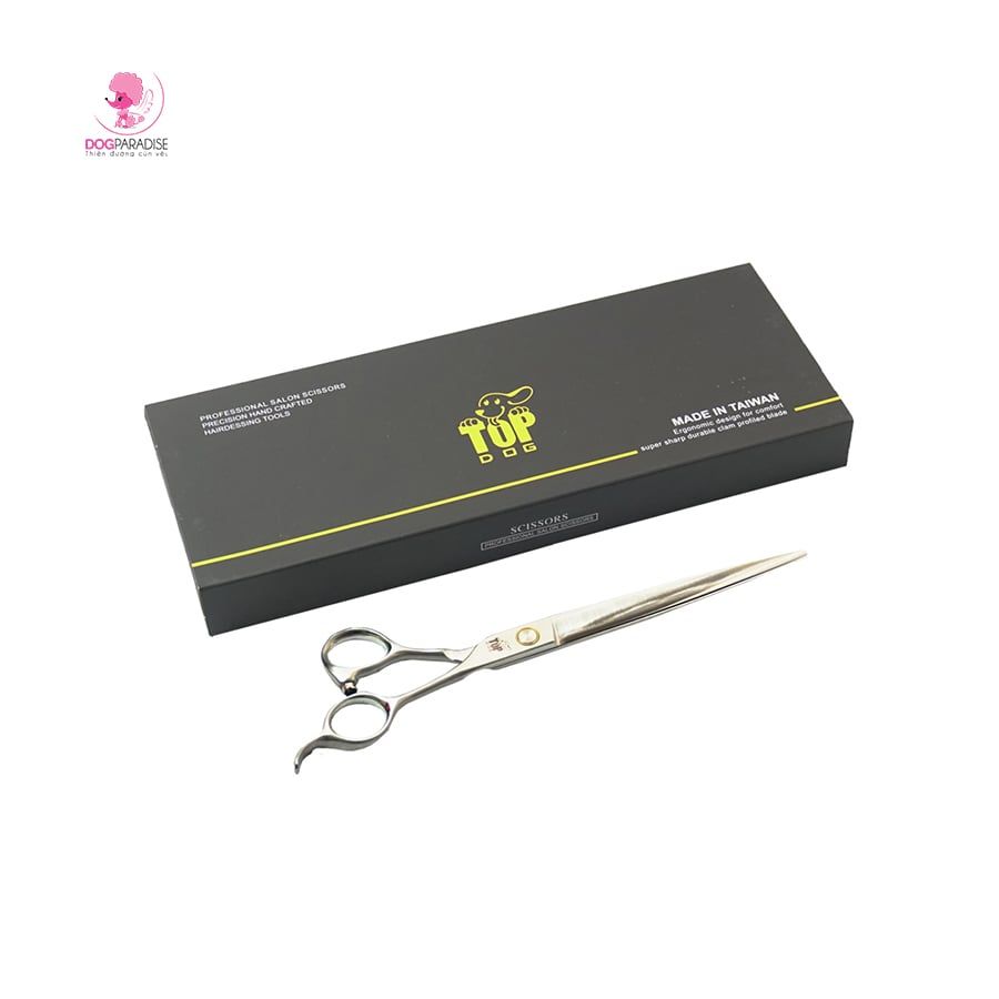 Kéo Thẳng Làm Từ Thép Nhật 8 inches | TOP DOG JNS-80A