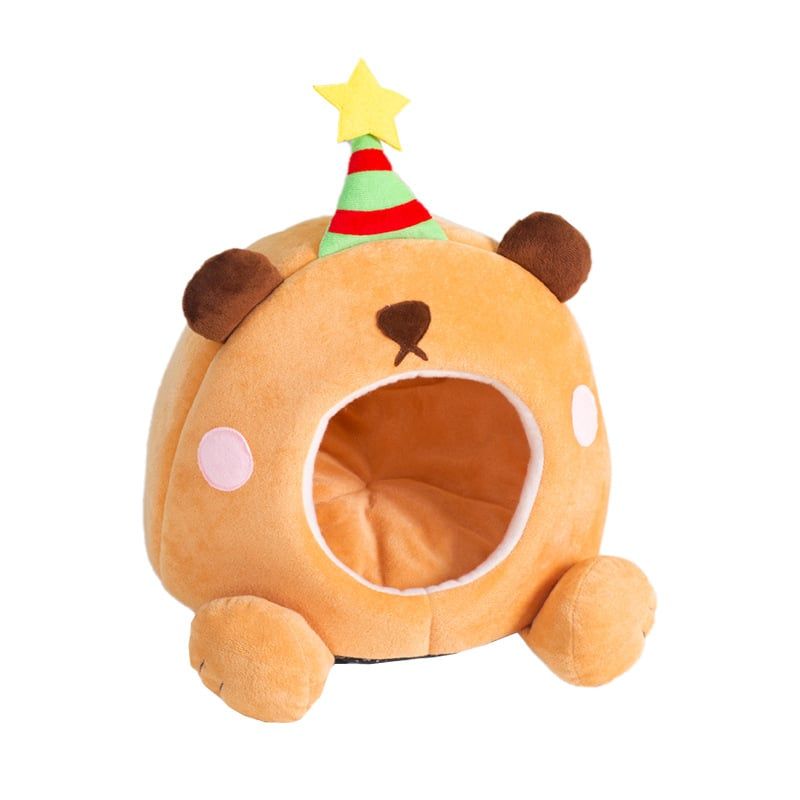 Ổ nệm cho chó mèo- Lucky Star Nest cam- L43*33Cm