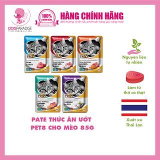 Pate cho mèo Pet 8 85g