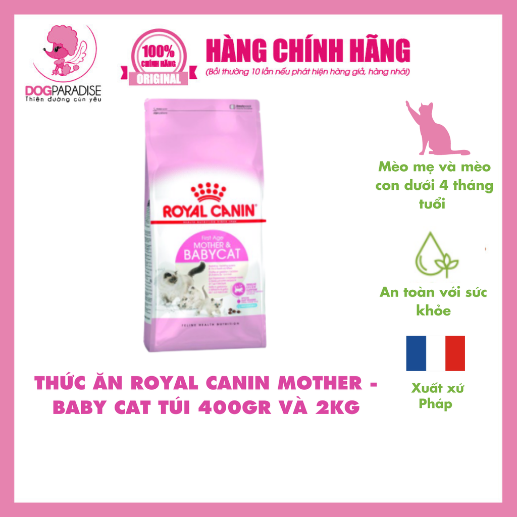 Thức ăn cho mèo mẹ và mèo con dưới 4 tháng Mother - Baby Cat | Royal Canin