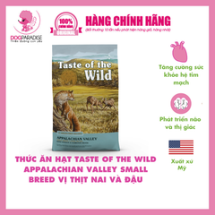 Thức ăn hạt cho giống chó nhỏ vị thịt nai & đậu TASTE OF THE WILD APPALACHIAN VALLEY SMALL BREED