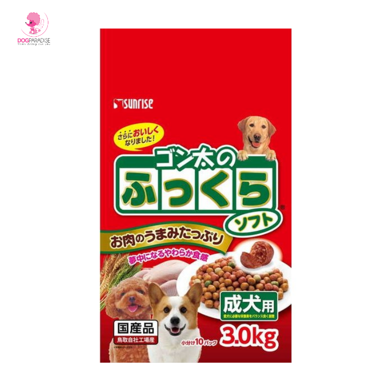 Thức ăn dành cho chó trưởng thành Popped Soft Food 3kg MARUKAN