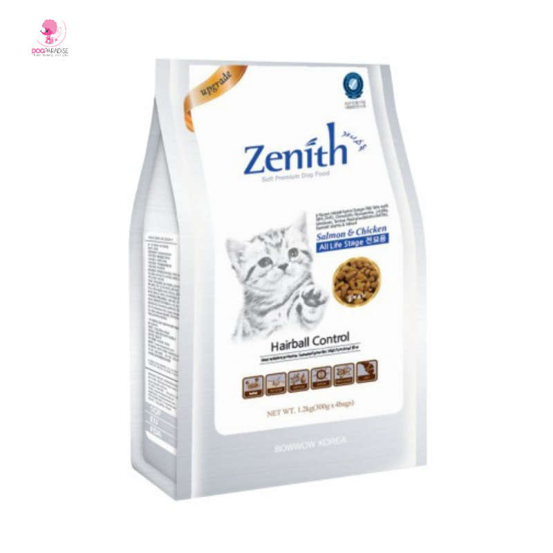 Thức ăn hạt mềm cho mèo 1.2kg | ZENITH HAIRBALL