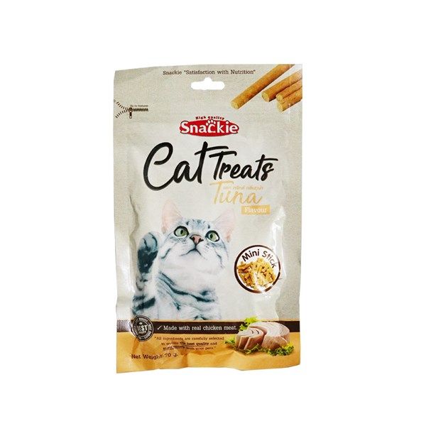 Snack que nhỏ vị cá ngừ thịt gà thật Cat Treats| Snackie