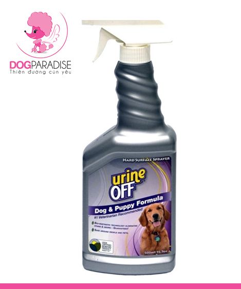 Xit khử mùi và vết ố do nước tiểu chó gây ra URINE OFF DOG & PUPPY FOMULA