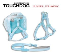 Set dây dẫn vòng yếm chó mèo siêu chắc TOUCHDOG Harness & Lead 15mm(vòng yếm) + 15mm (dây dẫn)